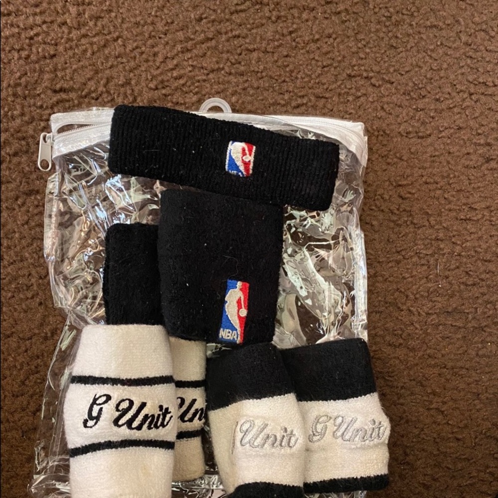 Sweat bands g unit rebook originals and nba replica ones